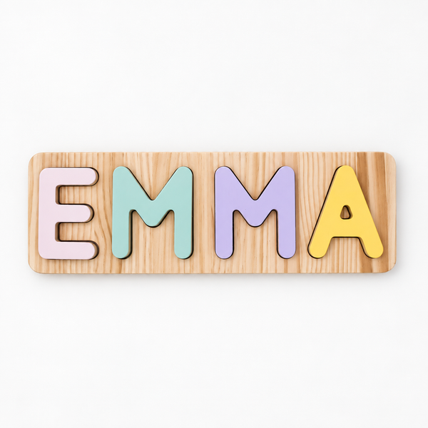 Puzzle madera nombre personalizado